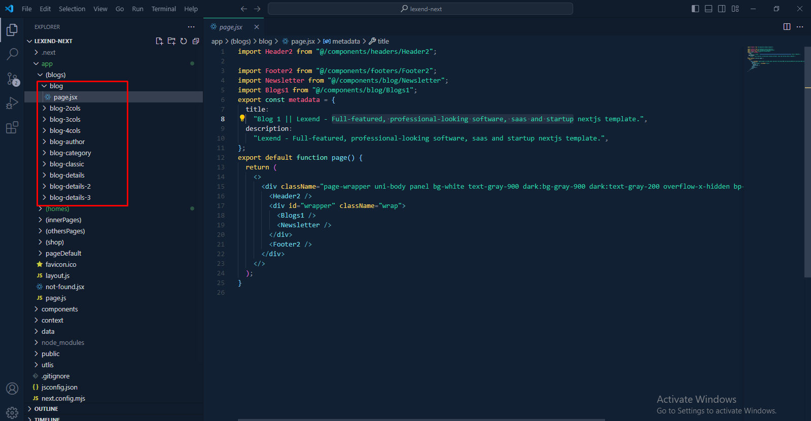 Change Blog Archive Setting