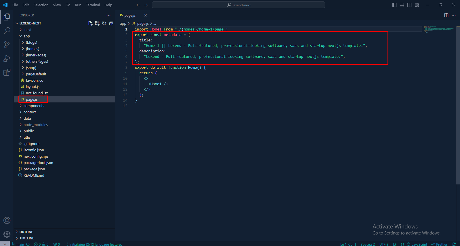 go to Appearance -> Import Demo Data